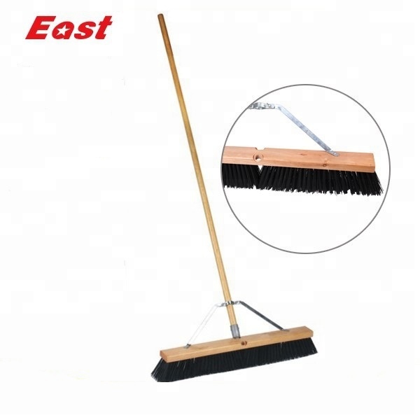 Floor Brush Wood Handle Cleaning Push A Broom